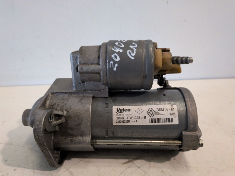 Recambio de motor arranque para renault clio iv k9k638 referencia OEM IAM 233008223R  