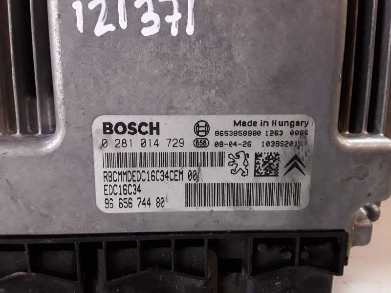 Recambio de centralita motor uce para citroen c4 picasso 9hz referencia OEM IAM 0281014729/EDC16C34/9665674480/9653958980  