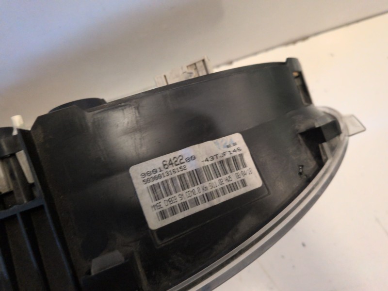 Recambio de cuadro instrumentos para fiat scudo (272) furgón rhk referencia OEM IAM 9801642280  