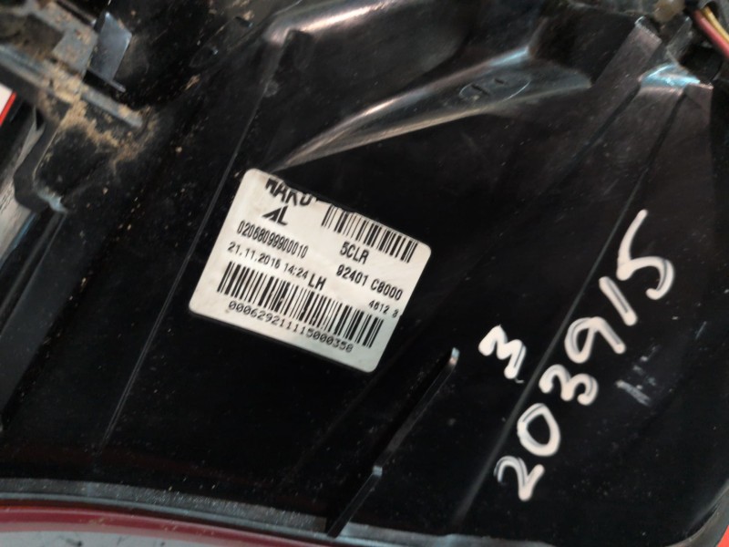 Recambio de piloto trasero izquierdo para hyundai i20 (gb) g4la referencia OEM IAM 92401C8000  