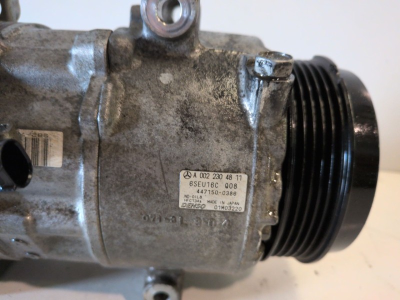 Recambio de compresor aire acondicionado para mercedes-benz clase b (bm 245) 640940 referencia OEM IAM A0022304811  