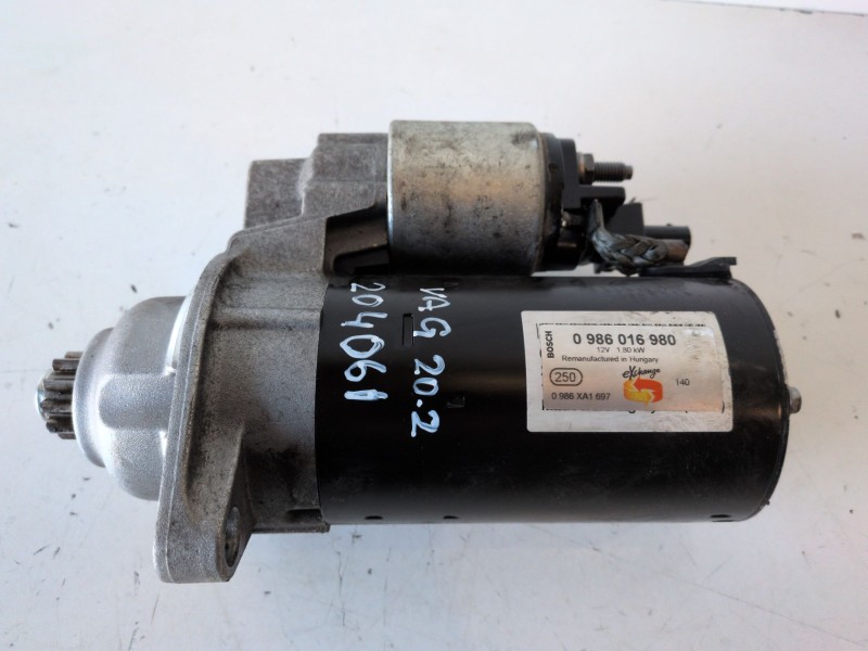 Recambio de motor arranque para volkswagen polo iv (9n1) amf referencia OEM IAM 0986016980  