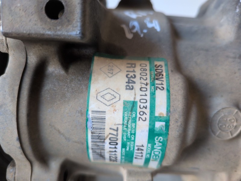 Recambio de compresor aire acondicionado para renault kangoo i (f/kc0) f9q790 referencia OEM IAM 7700111236  