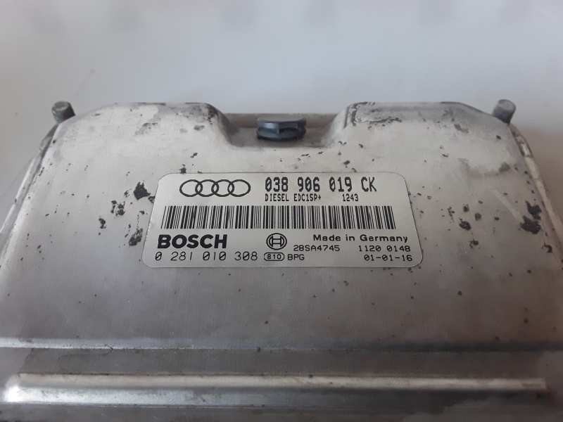 Recambio de centralita motor uce para audi a3 (8l) asz referencia OEM IAM 0281010308/038906019CK/EDC15P+  