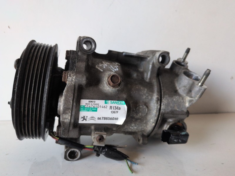 Recambio de compresor aire acondicionado para peugeot 208 9hp referencia OEM IAM 9678656080  