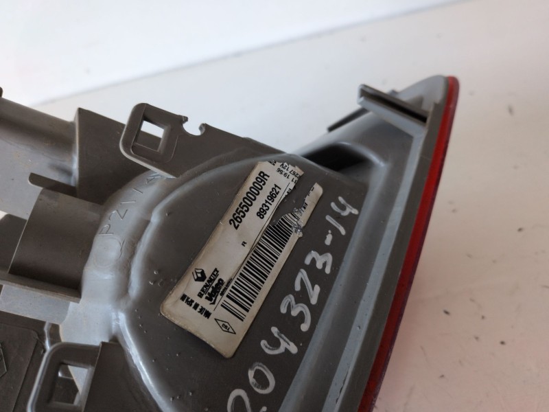 Recambio de piloto trasero derecho para renault megane iii berlina 5p k9k834 referencia OEM IAM 265500009R  