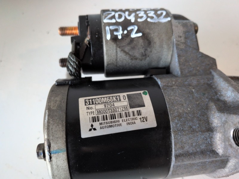 Recambio de motor arranque para nissan pixo (uao) k10b referencia OEM IAM M000T33071ZM  