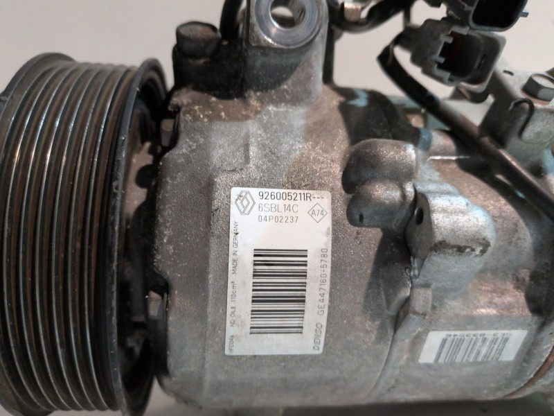 Recambio de compresor aire acondicionado para renault megane iii berlina 5p h5f400 referencia OEM IAM 926005211R  