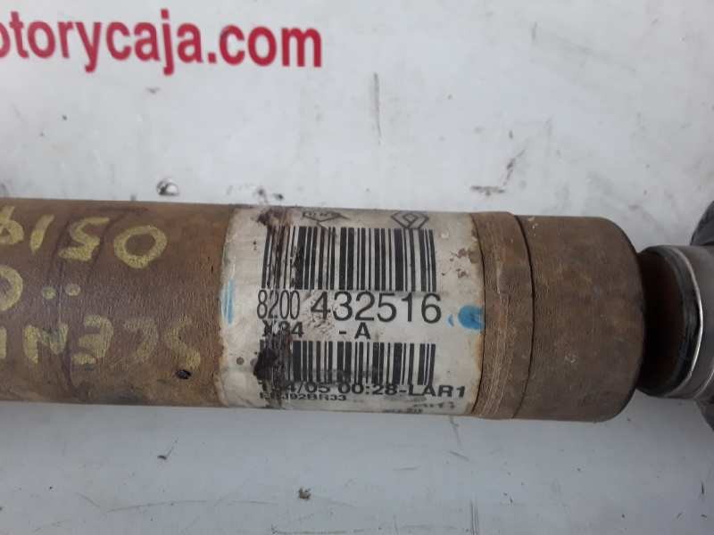Recambio de transmision delantera izquierda para renault scenic ii (jm) k9k728 referencia OEM IAM 8200432516  