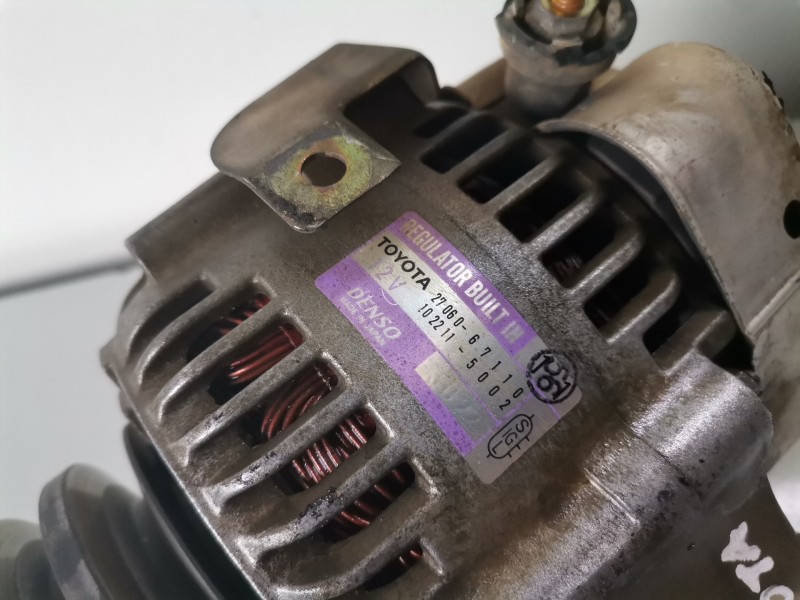 Recambio de alternador para toyota land cruiser (j9) 1kzte referencia OEM IAM 2706067110  