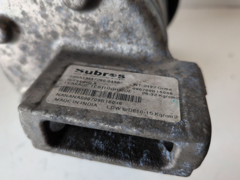 Recambio de compresor aire acondicionado para nissan pixo (uao) k10b referencia OEM IAM 4472800490  