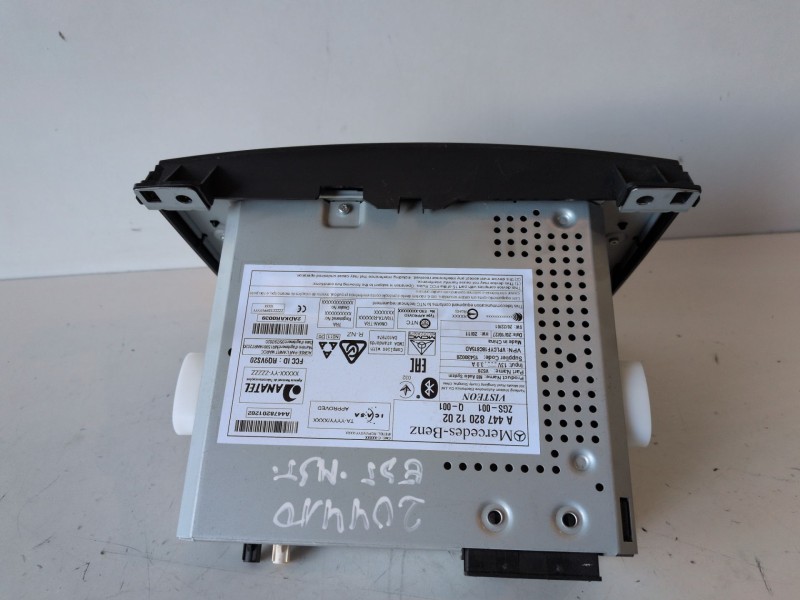 Recambio de sistema audio / radio cd para mercedes-benz vito tourer (447) r9n402 referencia OEM IAM A4478201202  