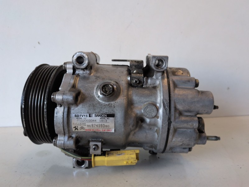 Recambio de compresor aire acondicionado para peugeot expert tepee rh02 / rhk referencia OEM IAM 9687499380  