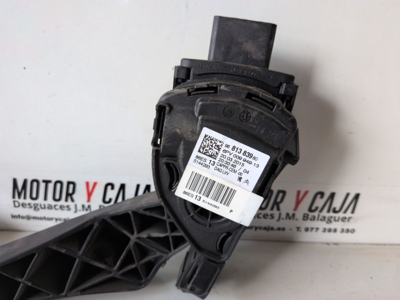 Recambio de pedal acelerador para citroen c3 picasso hn01 referencia OEM IAM 9681383980  