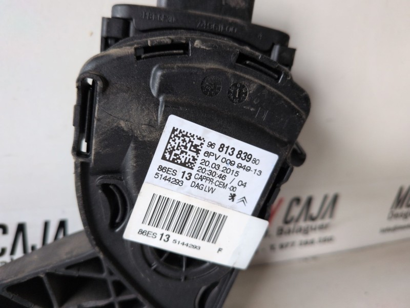 Recambio de pedal acelerador para citroen c3 picasso hn01 referencia OEM IAM 9681383980  