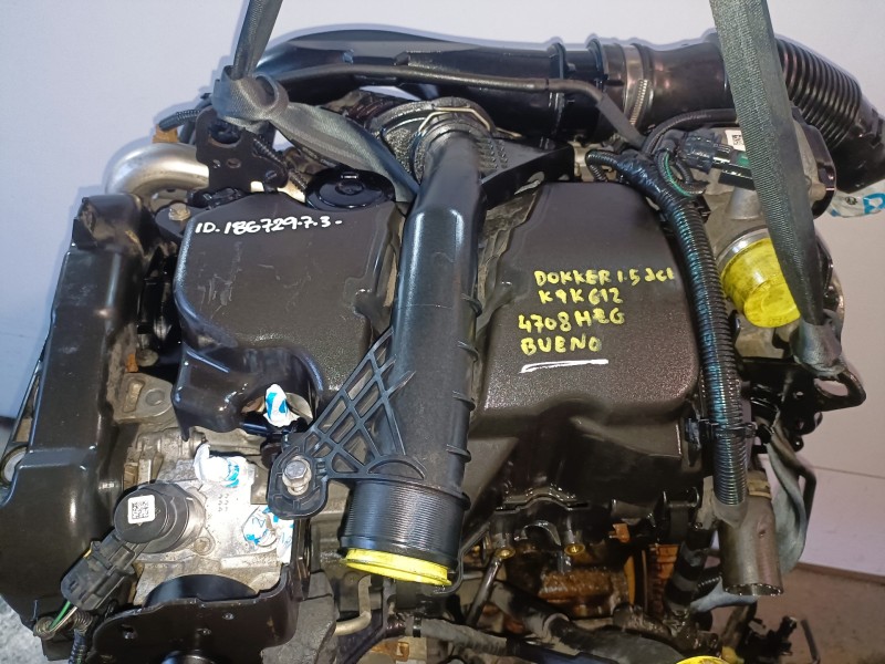 Recambio de motor completo para dacia dokker k9k612 referencia OEM IAM K9K612  