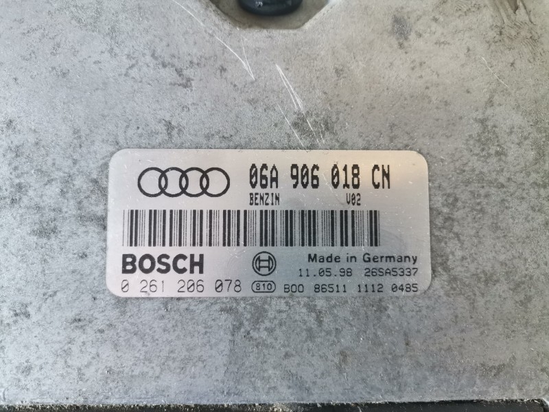 Recambio de centralita motor uce para audi a3 (8l) agn referencia OEM IAM 06A906018CN/0261206078  