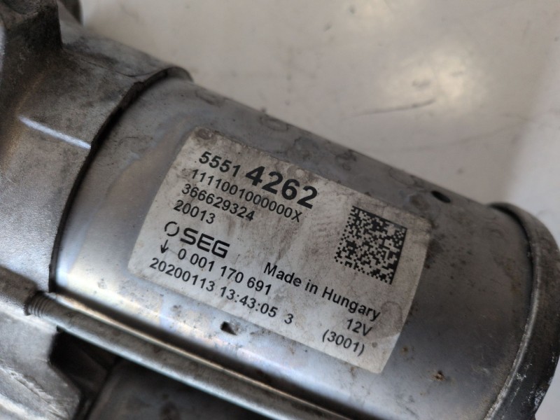Recambio de motor arranque para opel astra k sports tourer lih referencia OEM IAM 55514262  