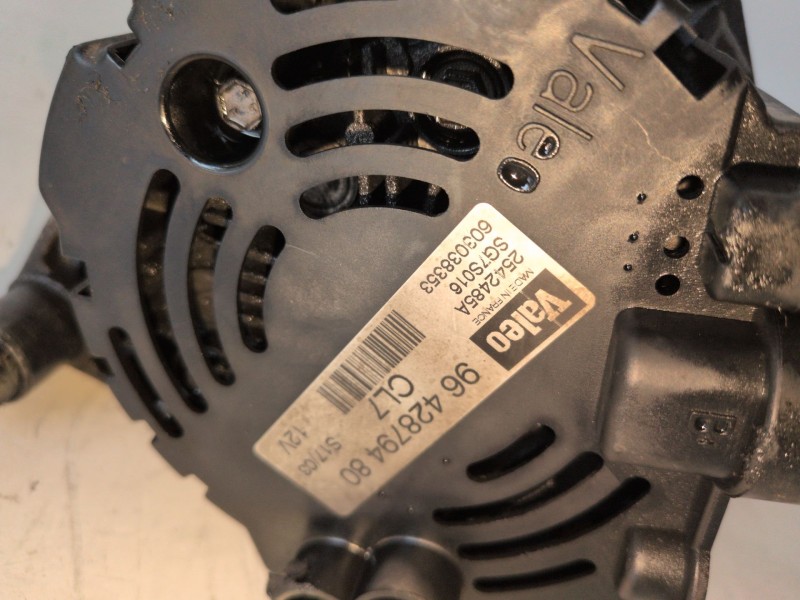 Recambio de alternador para citroen c3 pluriel kfv referencia OEM IAM 9642879480  