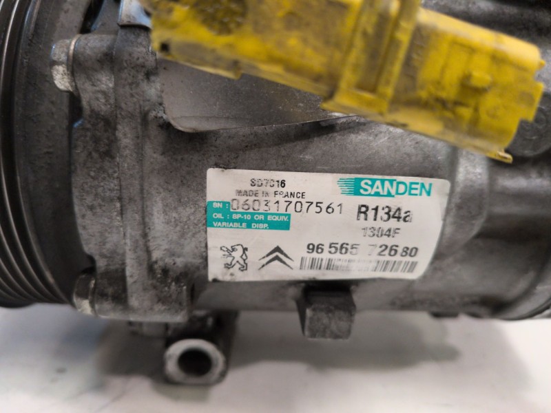 Recambio de compresor aire acondicionado para peugeot 407 9hy referencia OEM IAM 9656572680  