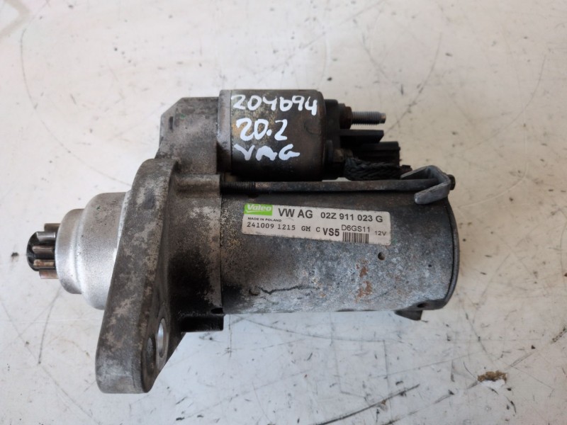 Recambio de motor arranque para seat leon (1p1) caxc referencia OEM IAM 02Z911023G  