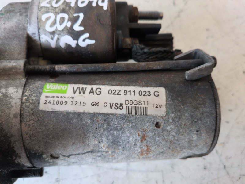 Recambio de motor arranque para seat leon (1p1) caxc referencia OEM IAM 02Z911023G  