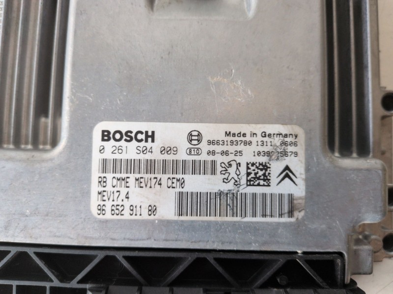 Recambio de centralita motor uce para peugeot 207 cc cabrio-coupé 5fw referencia OEM IAM 0261S04009  