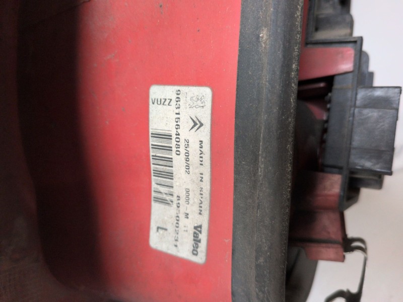 Recambio de piloto trasero izquierdo para citroen xsara picasso rhy referencia OEM IAM 9631564080  