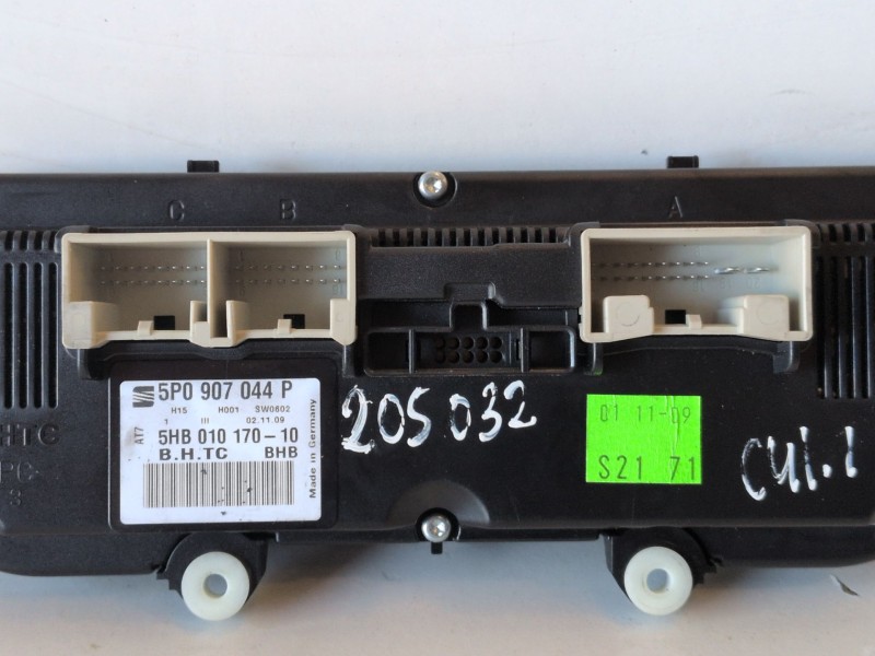 Recambio de mando climatizador para seat leon (1p1) bxf referencia OEM IAM 5P0907044P  