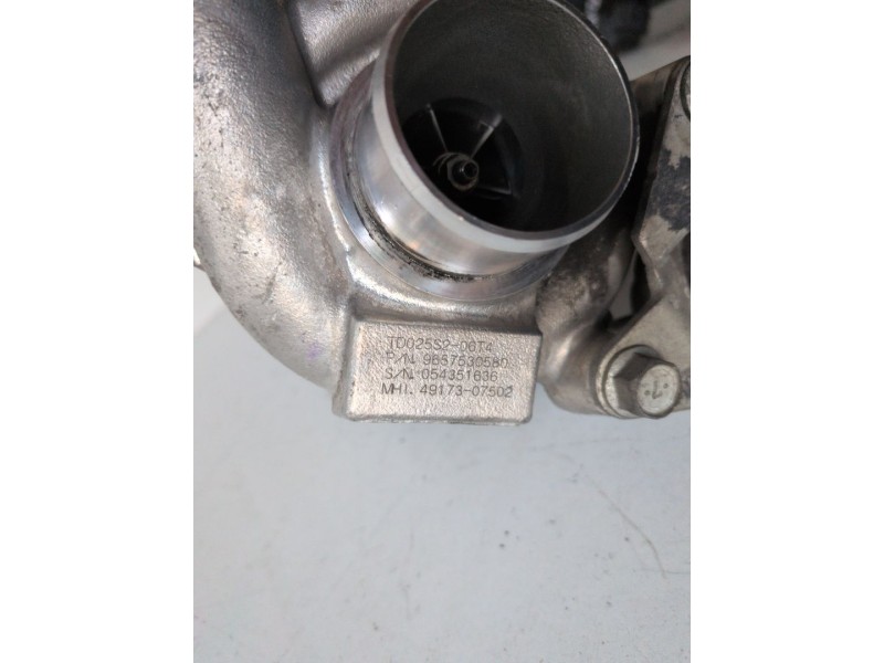 Recambio de turbocompresor para ford fiesta (cbk) hhjb referencia OEM IAM 9657530580  