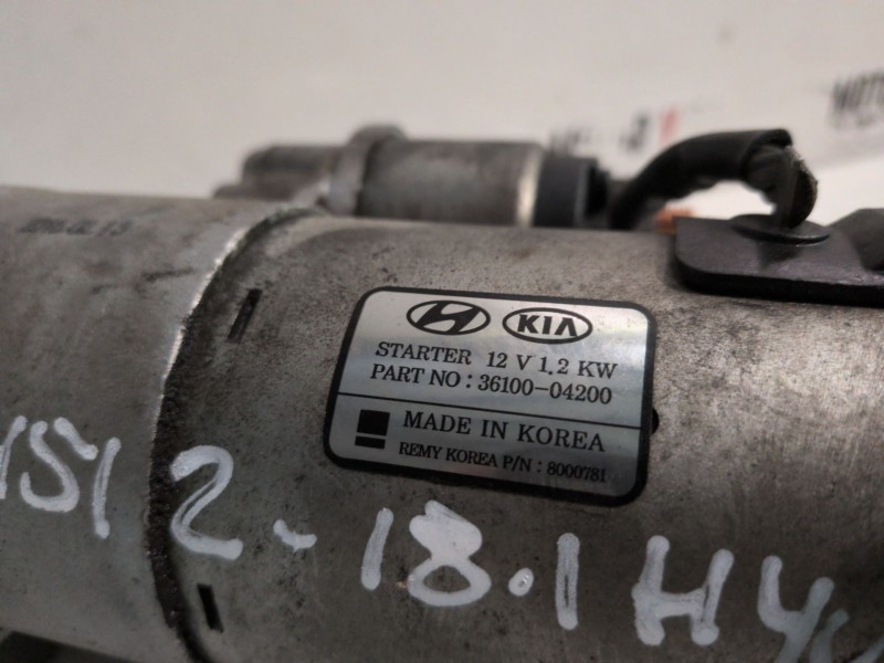 Recambio de motor arranque para kia ceed (jd) g3lc referencia OEM IAM 3610004200  