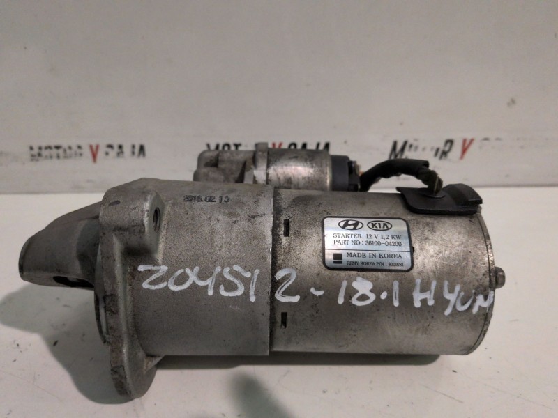 Recambio de motor arranque para kia ceed (jd) g3lc referencia OEM IAM 3610004200  