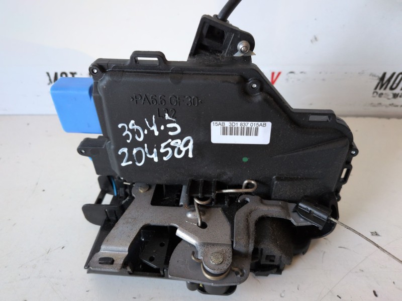 Recambio de cerradura puerta delantera izquierda para volkswagen touran (1t1) azv referencia OEM IAM 3D1837015AB  