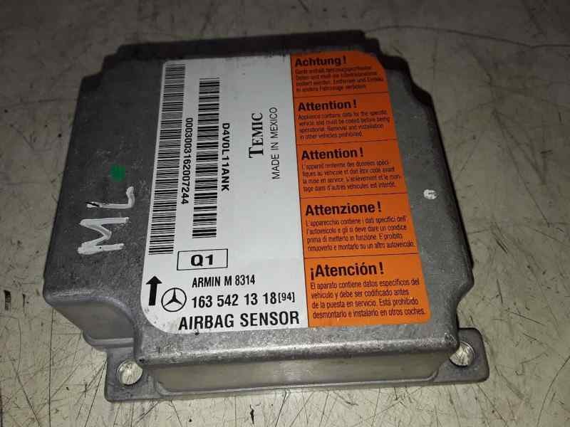 Recambio de centralita airbag para mercedes-benz clase ml (bm 163) referencia OEM IAM 1635421318  