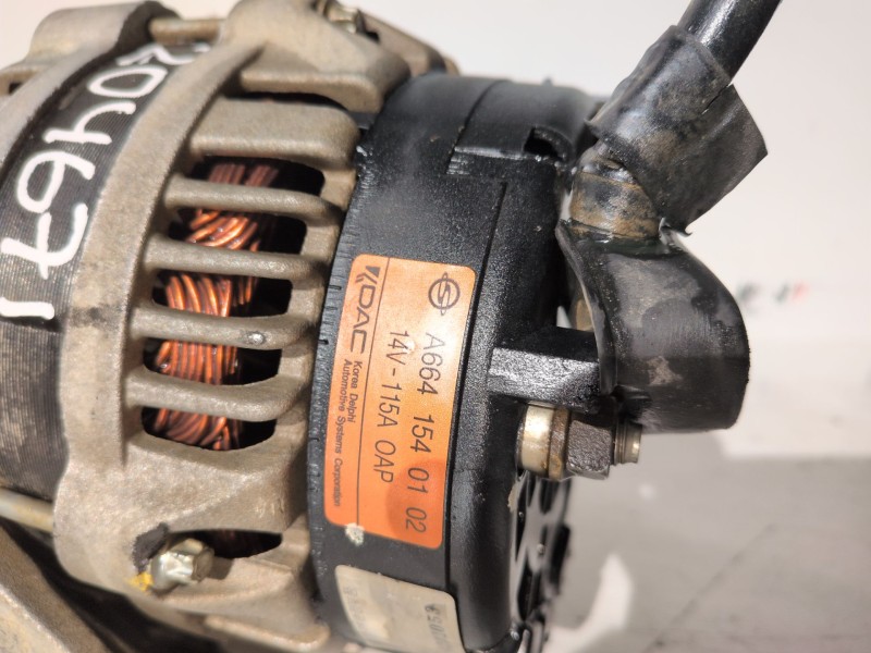 Recambio de alternador para ssangyong kyron d20dt / 664951 referencia OEM IAM A6641540102  