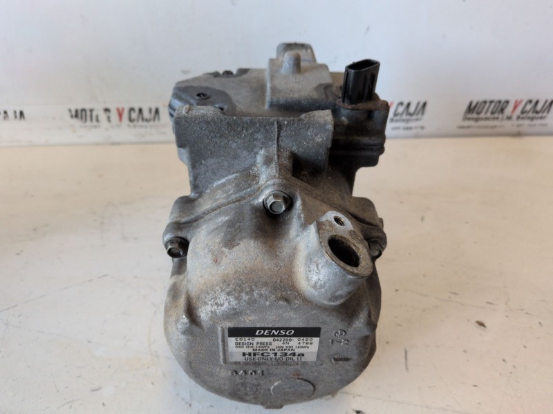 Recambio de compresor aire acondicionado para toyota auris (e15) 2zr referencia OEM IAM 0422000420  