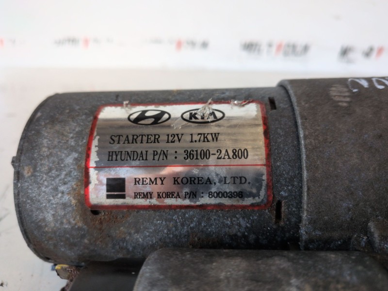 Recambio de motor arranque para hyundai ix35 (el/lm) d4fd referencia OEM IAM 361002A800  