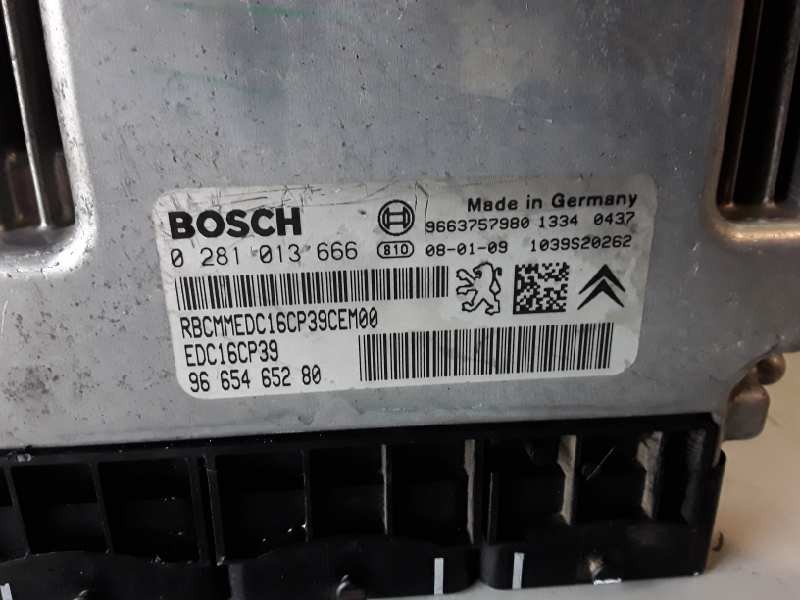 Recambio de centralita motor uce para citroen c-crosser 4hn referencia OEM IAM 0281013666/EDC16CP39/9665465280  