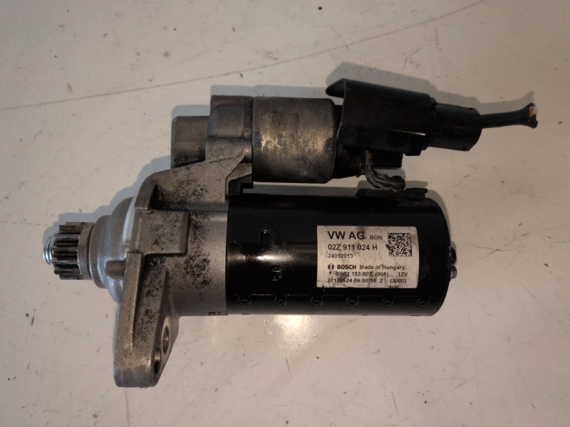 Recambio de motor arranque para audi a3 (8p1) cayc referencia OEM IAM 02Z911024H  
