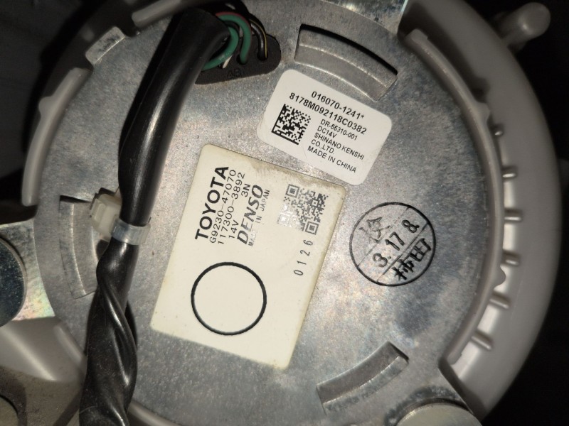 Recambio de bateria para toyota auris (e15) 2zr referencia OEM IAM G928012010  