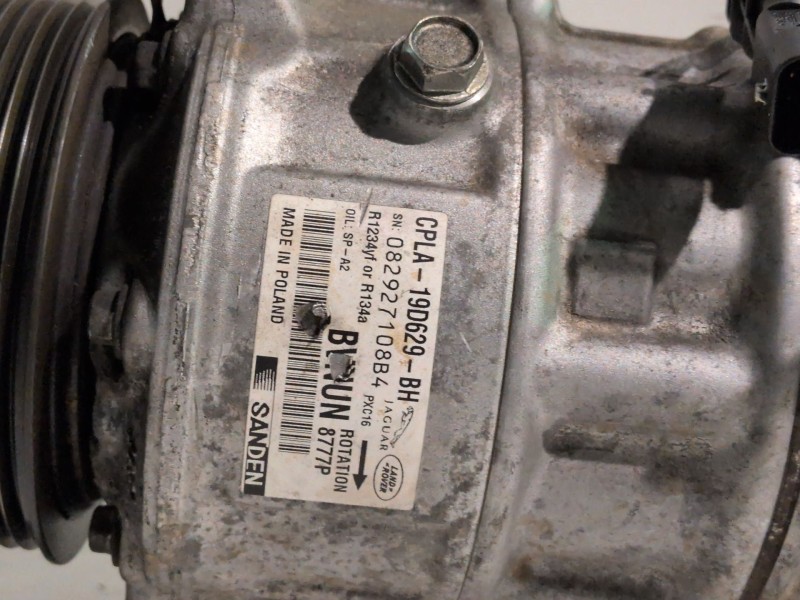 Recambio de compresor aire acondicionado para land rover discovery 5 204dta referencia OEM IAM CPLA19D629BH  
