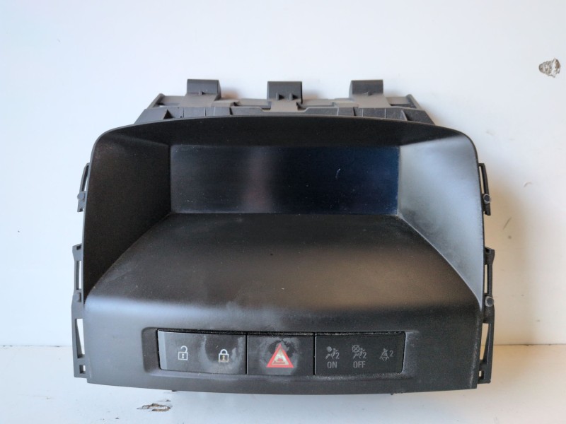 Recambio de pantalla multifuncion para opel astra j berlina 5p a20dth referencia OEM IAM 13267984  