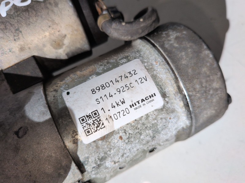 Recambio de motor arranque para opel astra j berlina 5p a17dtr referencia OEM IAM 8980147432  