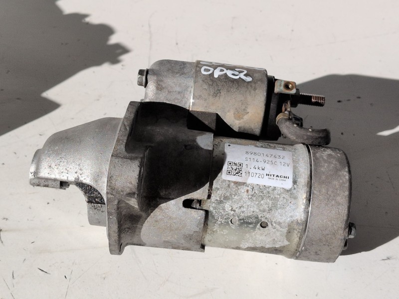 Recambio de motor arranque para opel astra j berlina 5p a17dtr referencia OEM IAM 8980147432  