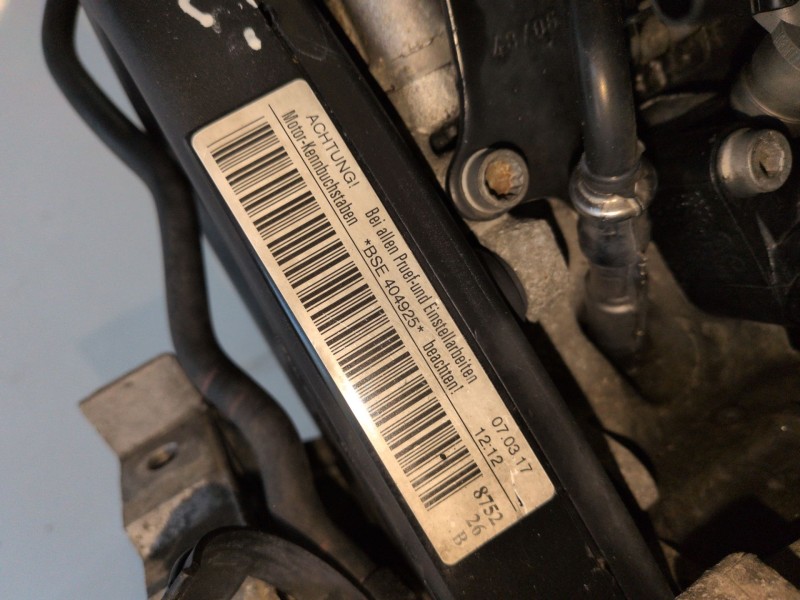 Recambio de motor completo para volkswagen golf v (1k1)(10.2003) bse referencia OEM IAM BSE  