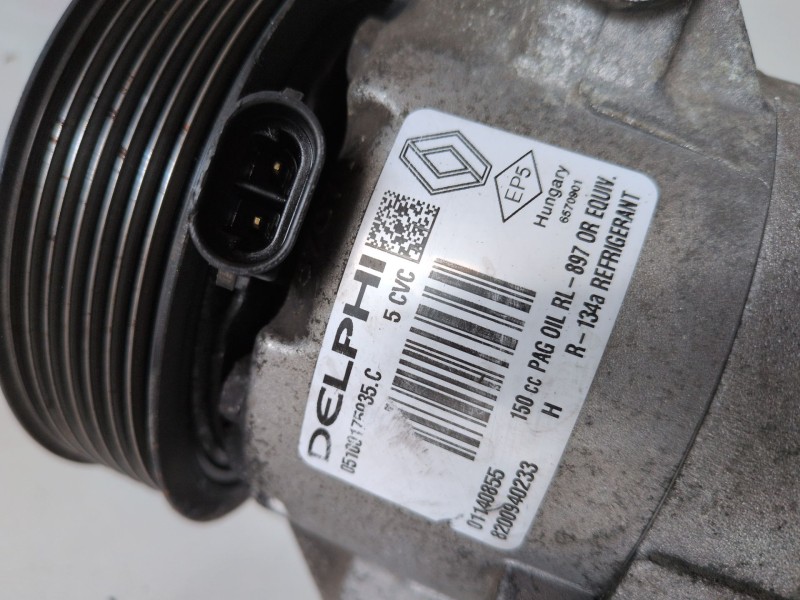 Recambio de compresor aire acondicionado para renault scenic ii (jm) f9q804 referencia OEM IAM 8200940233  