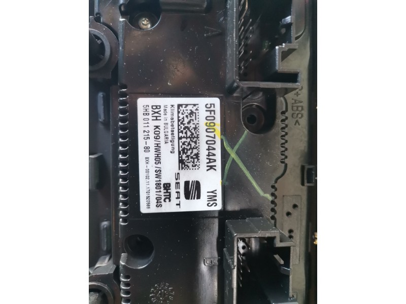 Recambio de mando climatizador para seat leon st 5f8 cjxc referencia OEM IAM 5F0907044AK  