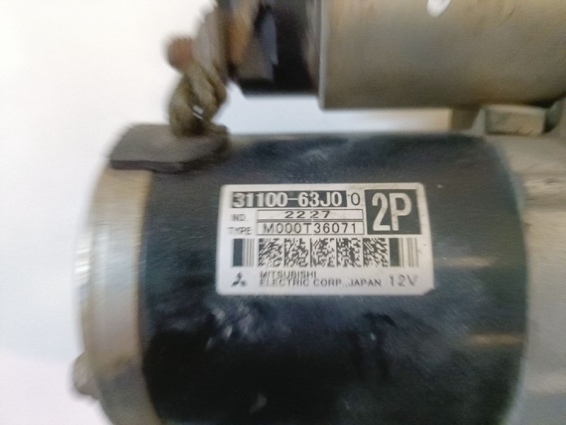 Recambio de motor arranque para suzuki jimny (sn/fj) m13a referencia OEM IAM M000T36071  