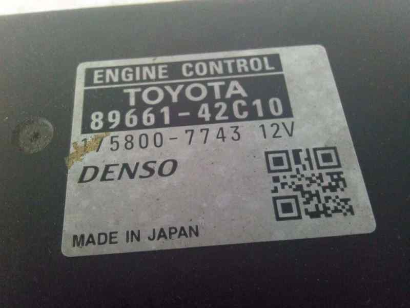 Recambio de centralita motor uce para toyota rav4 (a3) referencia OEM IAM 8966142C10 / 1758007743  
