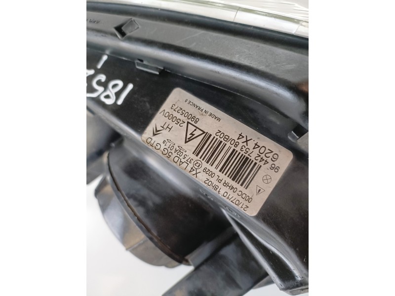Recambio de faro izquierdo para citroen c5 berlina 4hx referencia OEM IAM 9644275380/89005273  